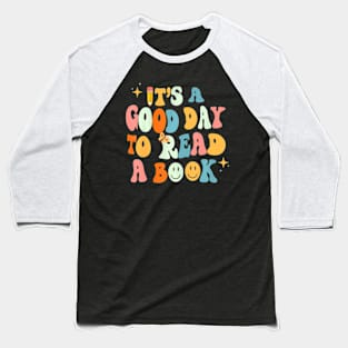 Back to School  to Read a Book Teacher Kids Baseball T-Shirt